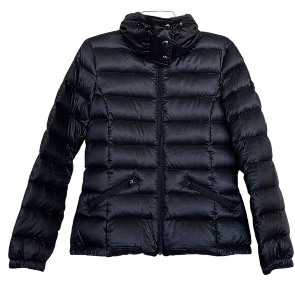 Bernardo Jacket Womens Size Medium M Black Hooded Lightweight